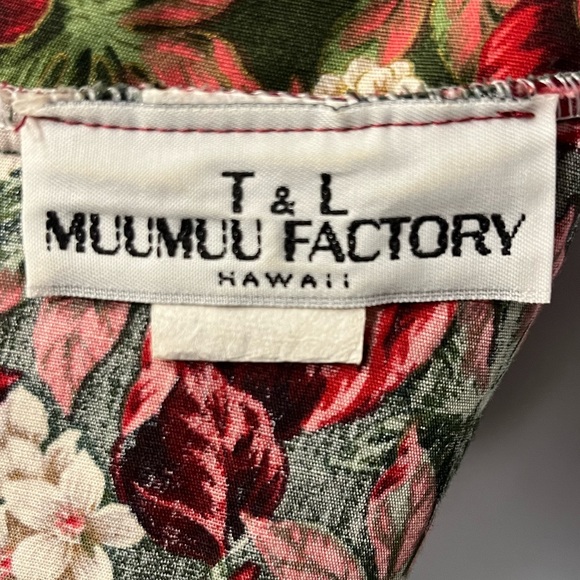 Gorgeous Floral T&L MuuMuu Factory Dress Size 7/8 - Picture 11 of 13